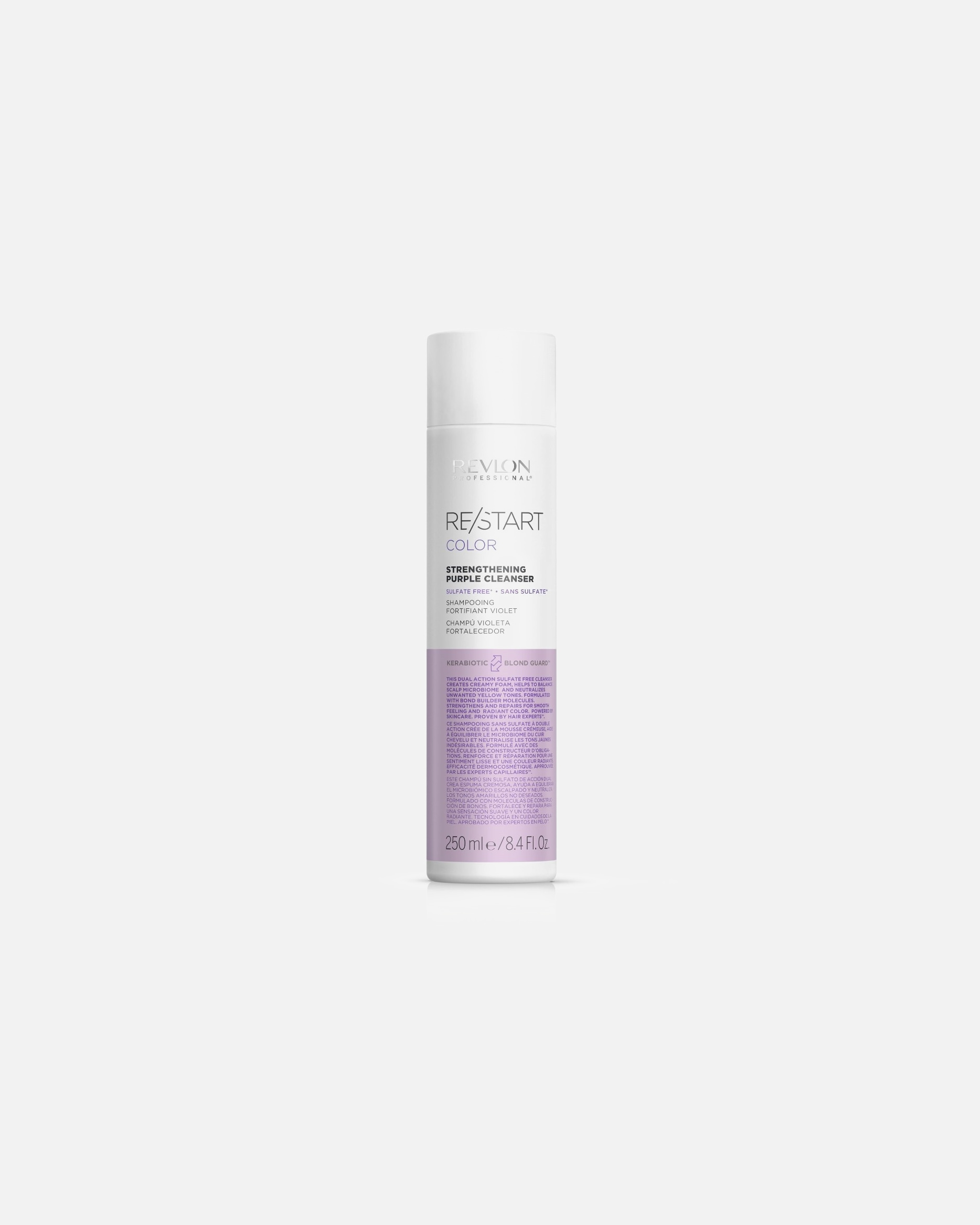 Shampoo für Weiblich Revlon Color Purple Cleanser 250 ml