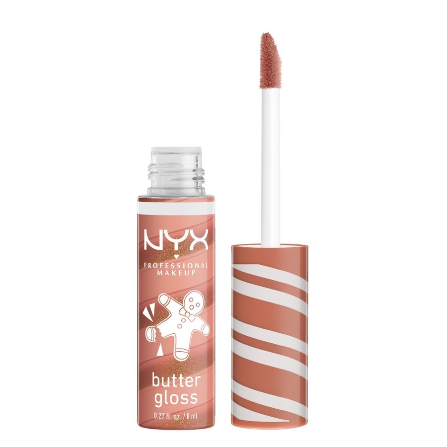NYX Professional Makeup Holiday Collection Butter Gloss Swirl Lipgloss Sugar Cookie Rosegold