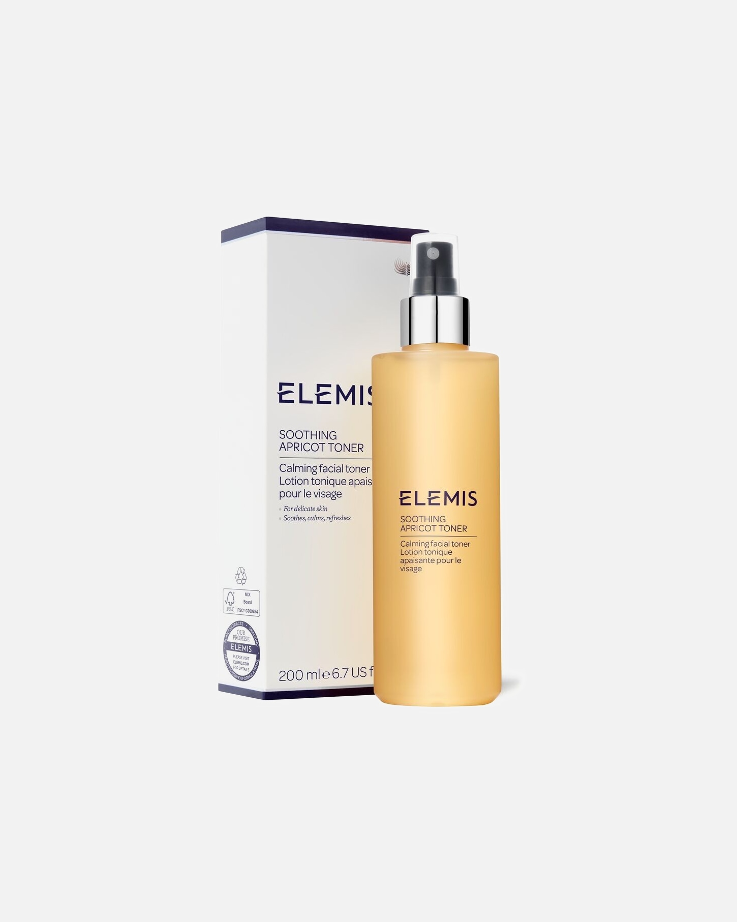 Gesichtswasser für Unisex ELEMIS Soothing Apricot Toner 200 ml