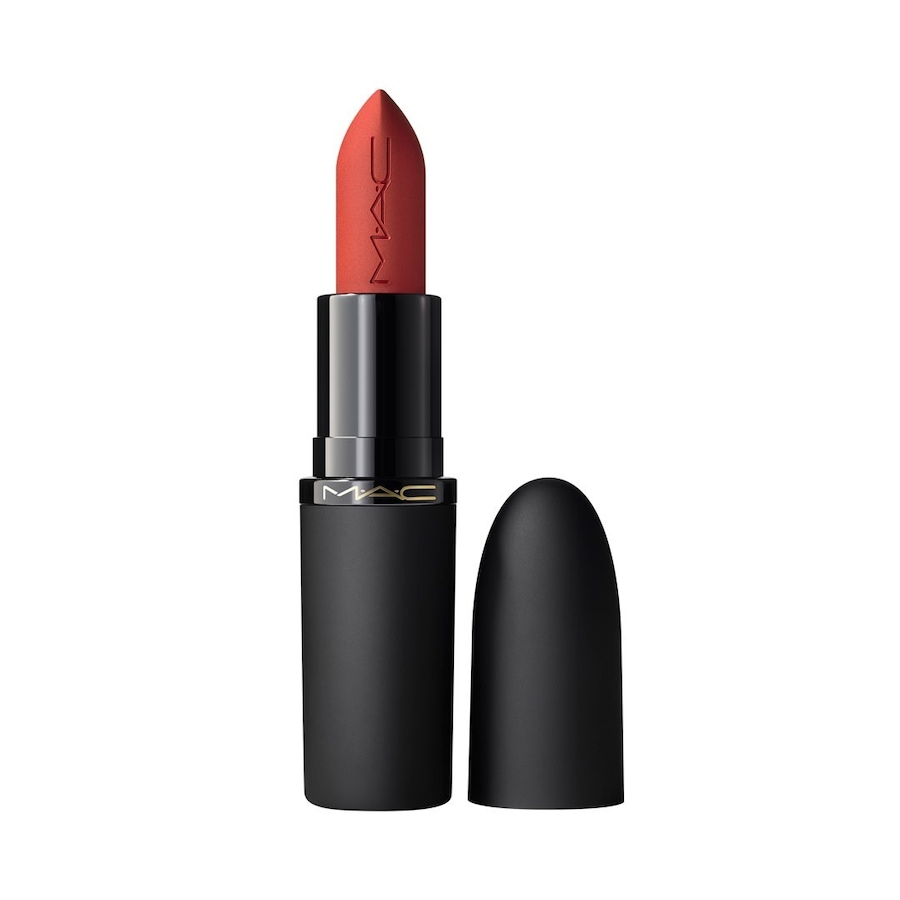 MAC Powder Kiss HAZY MATTE LIPSTICK Lippenstift 06 - DEVOTED TO CHILI 3.5 g Dunkelrot
