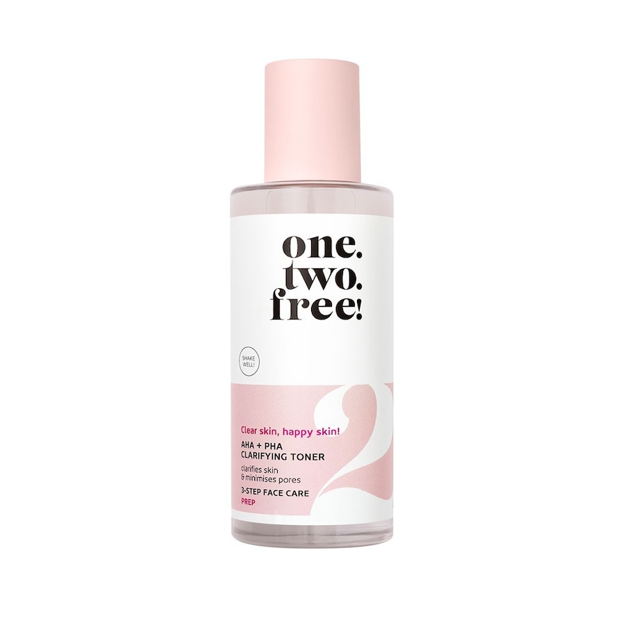 one.two.free! Step 1: Reinigung AHA + PHA Clarifying Toner Gesichtstoner 100 ml