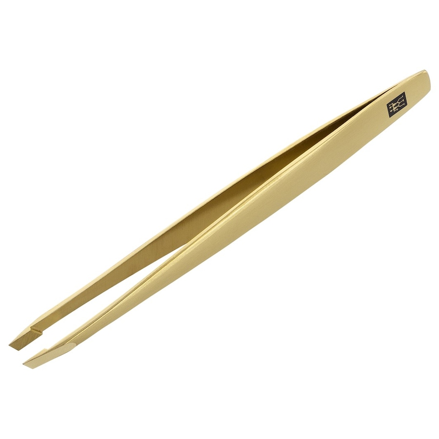ZWILLING Beauty Premium Slanted Tweezers, Gold Edition Pinzette