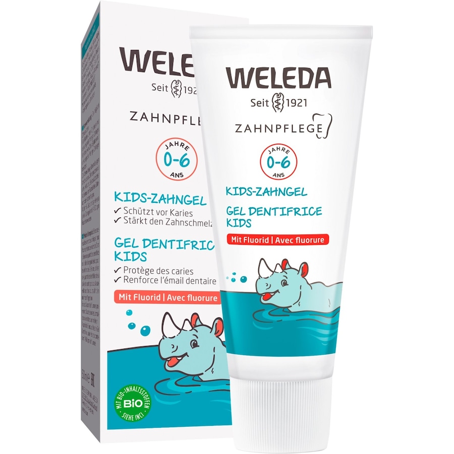 Weleda Kids-Zahngel mit Fluorid Zahnpasta 50 ml