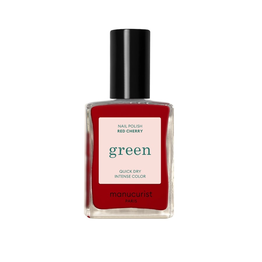 manucurist green Quick Dry Nagellack Red Cherry 15 ml Dunkelrot