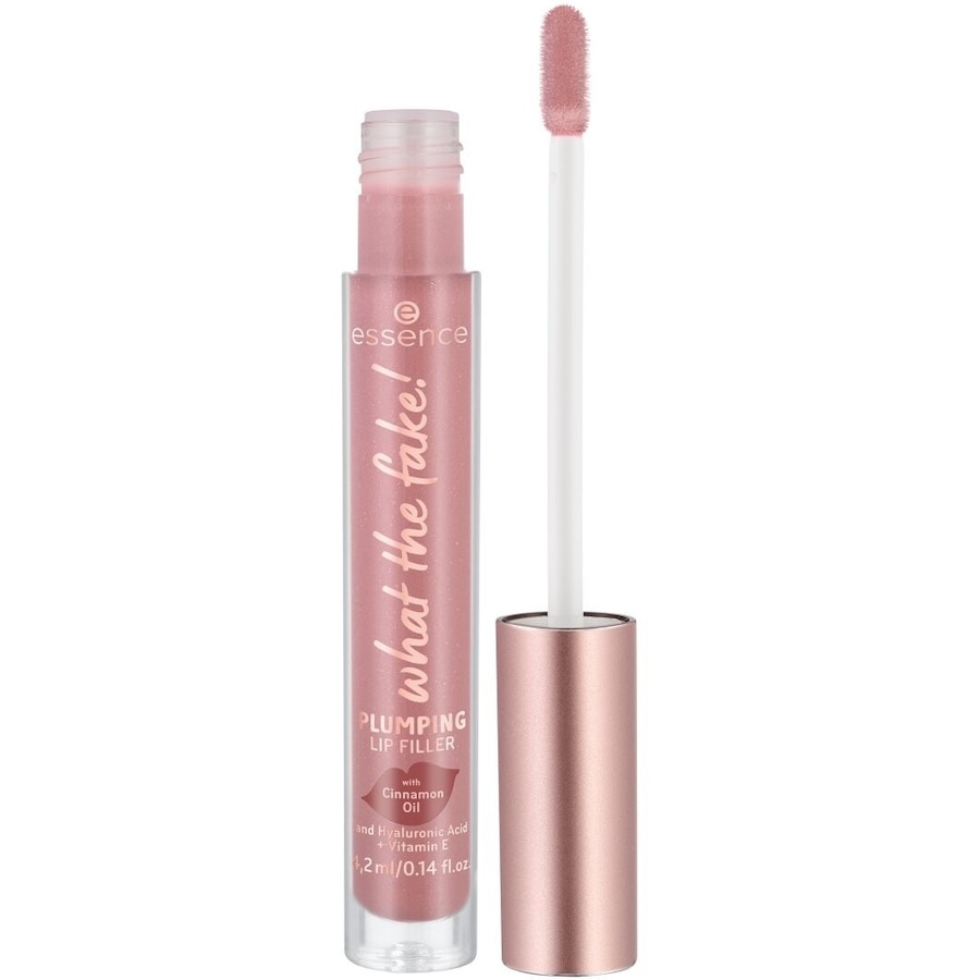 Essence What the fake! Extreme Plumping Lip Filler Lipgloss 02 - OH MY NUDE! 4.2 ml Rosegold