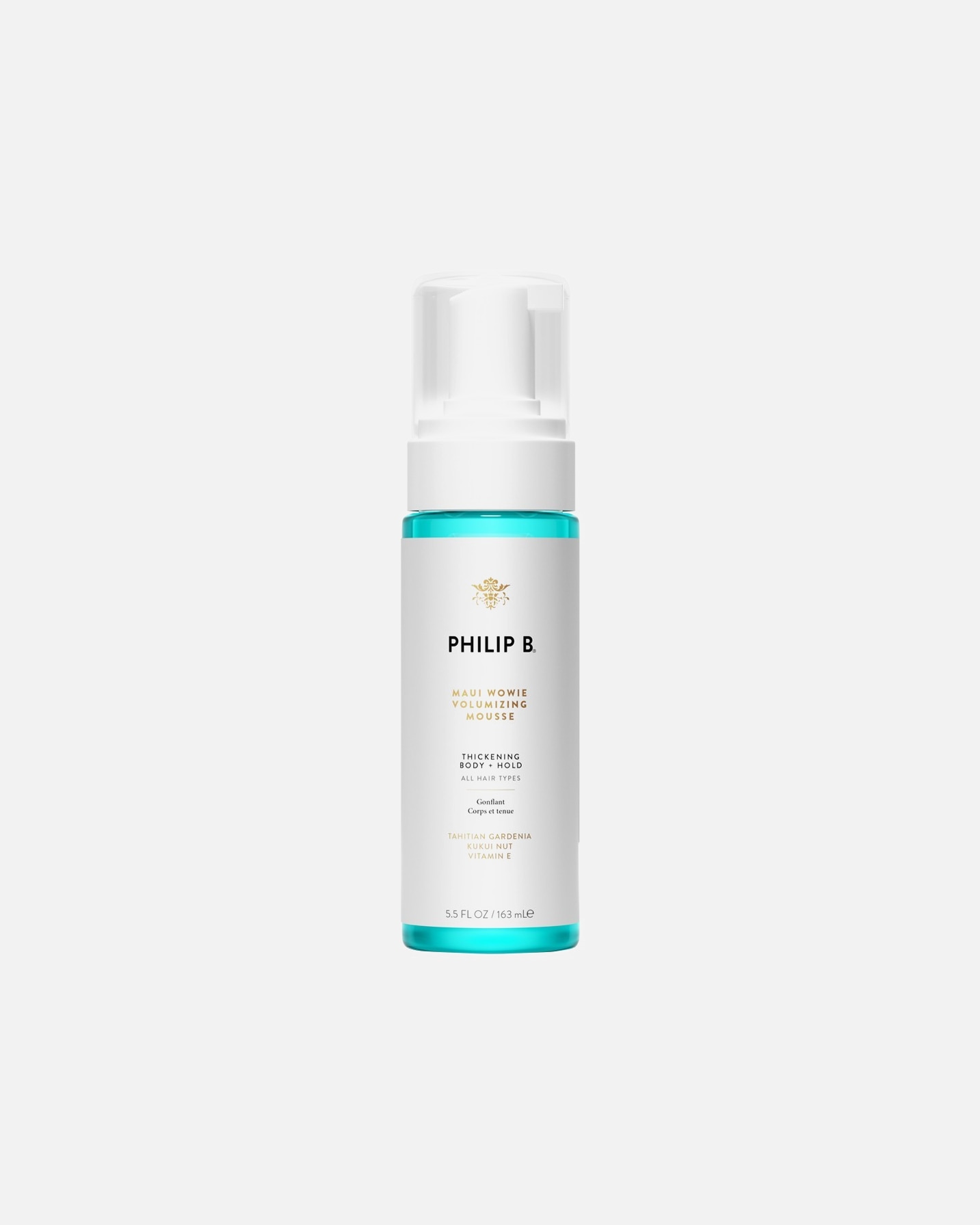 Schaumfestiger für Unisex Philip B. Maui Wowie Volumizing Mousse 163 ml