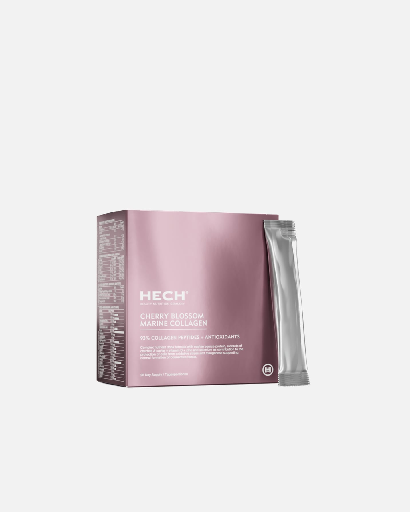 Nahrungsergänzung Haut für Unisex HECH Cherry Blossom Marine Collagen 28 Sachets