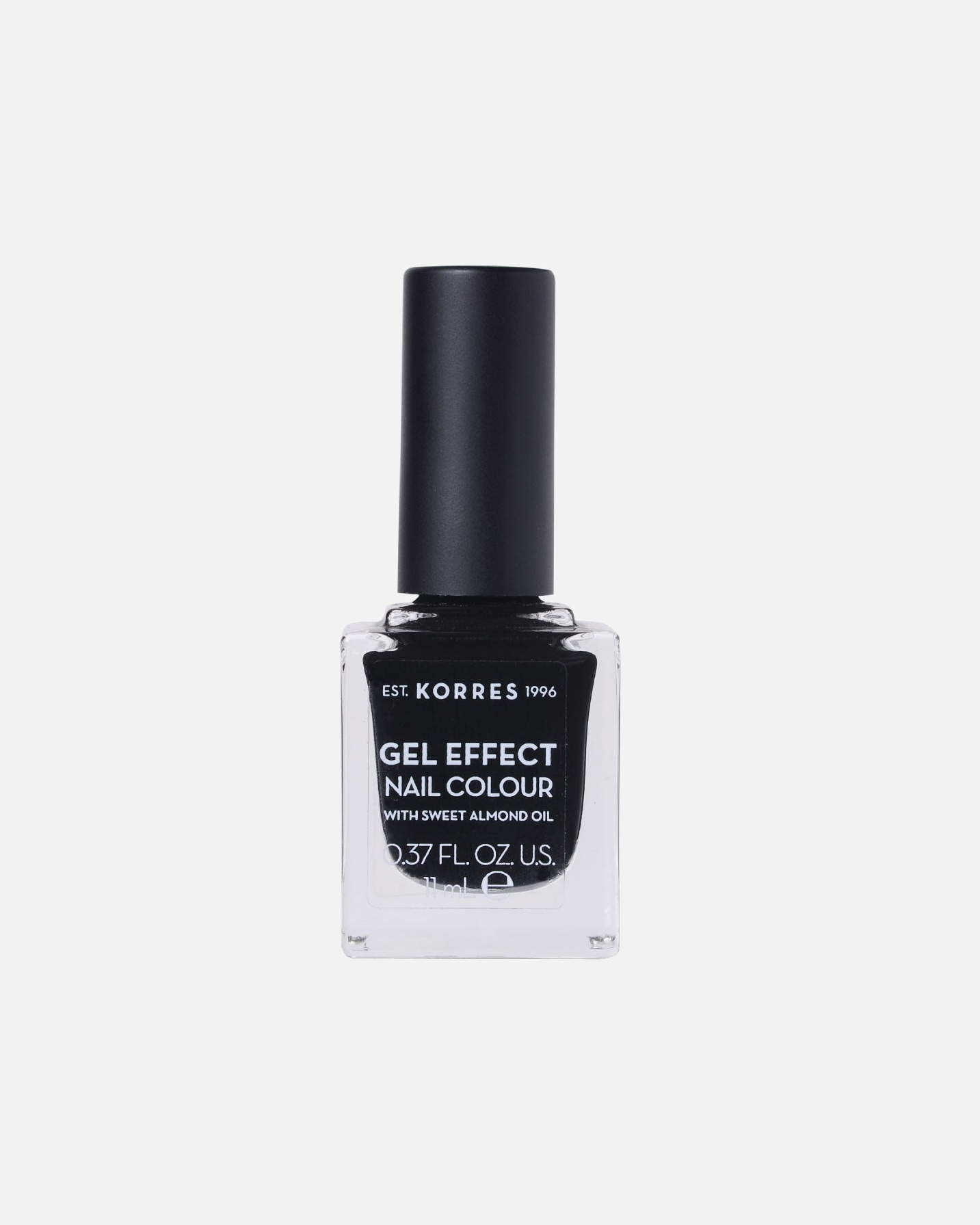 Nagellack für Unisex KORRES Sweet Almond Nail Colour Nr. 100 - Black