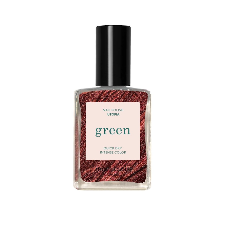 manucurist green Quick Dry Nagellack METALLIC 15 ml Braun