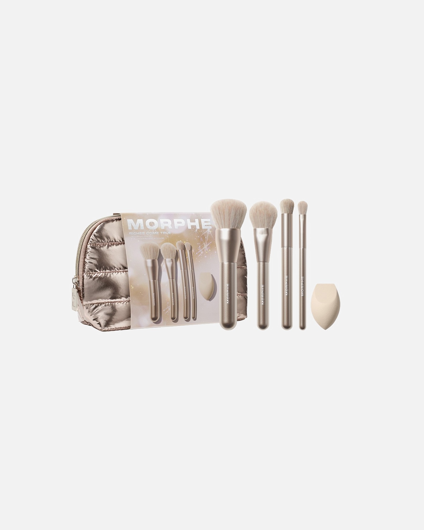 Pinselset für Weiblich Morphe Holiday Collection Riches Come True 5-Piece Brush & Tool 1 Stück
