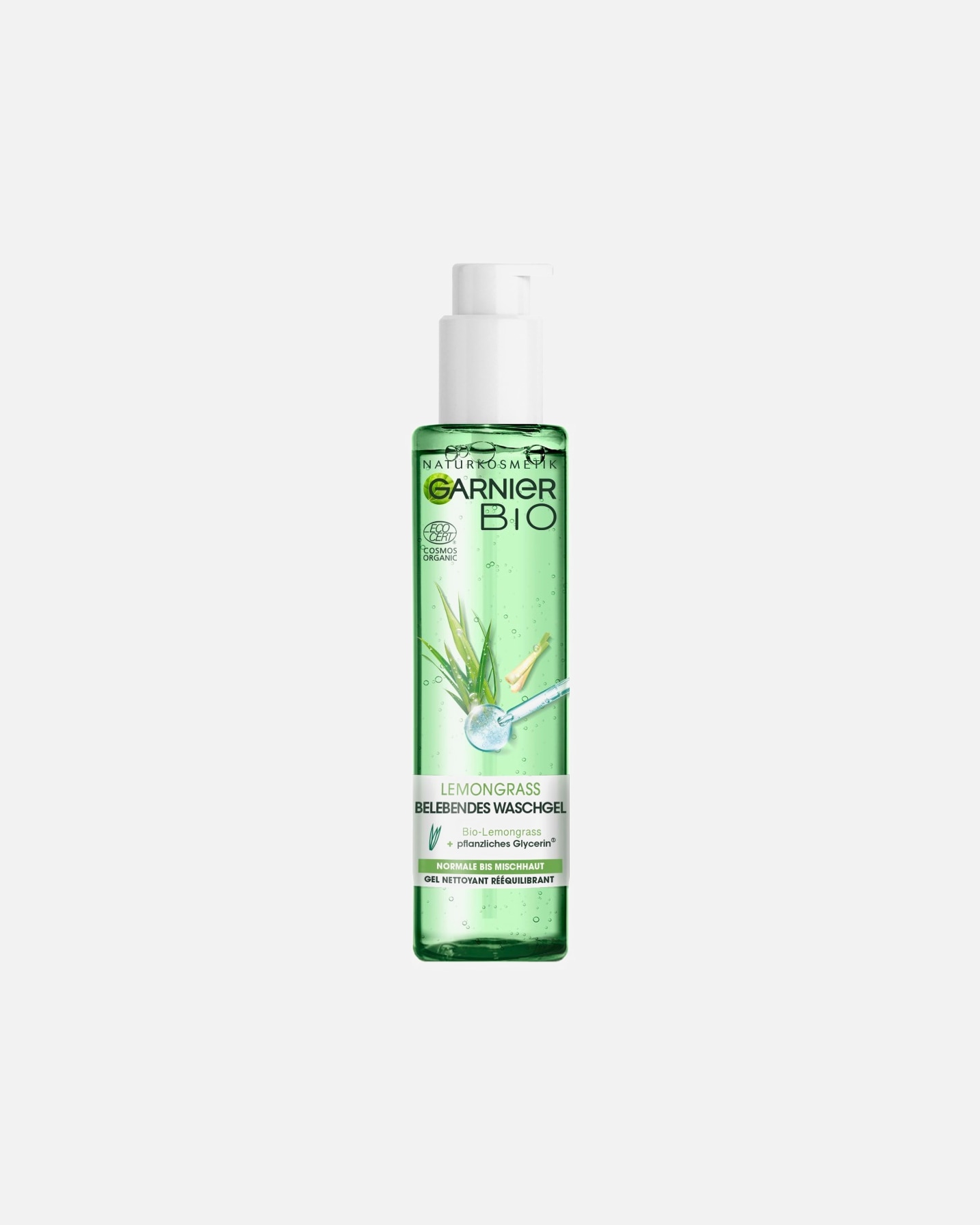 Reinigungsgel für Weiblich Garnier Bio Lemongrass Belebendes Waschgel 150 ml