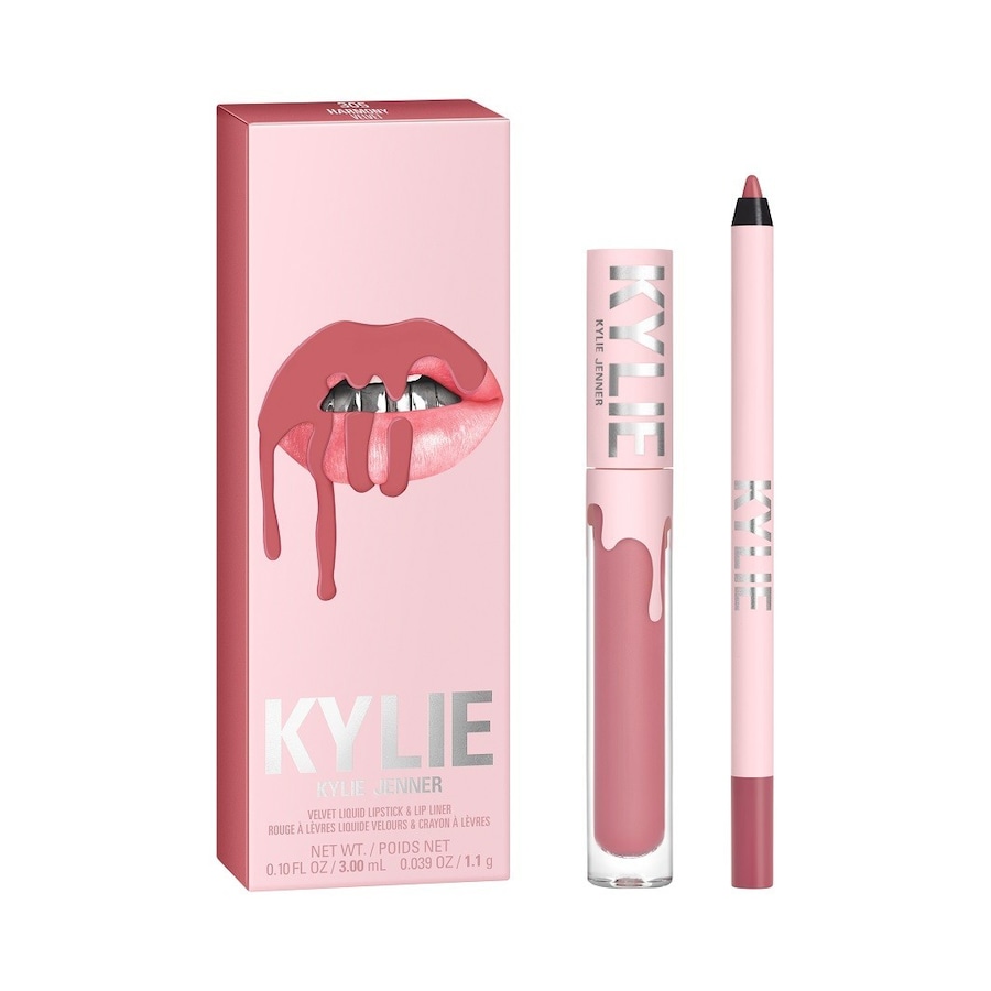 KYLIE COSMETICS Velvet Lip Kit Lippen Make-up Set 305 - HARMONY Rosegold