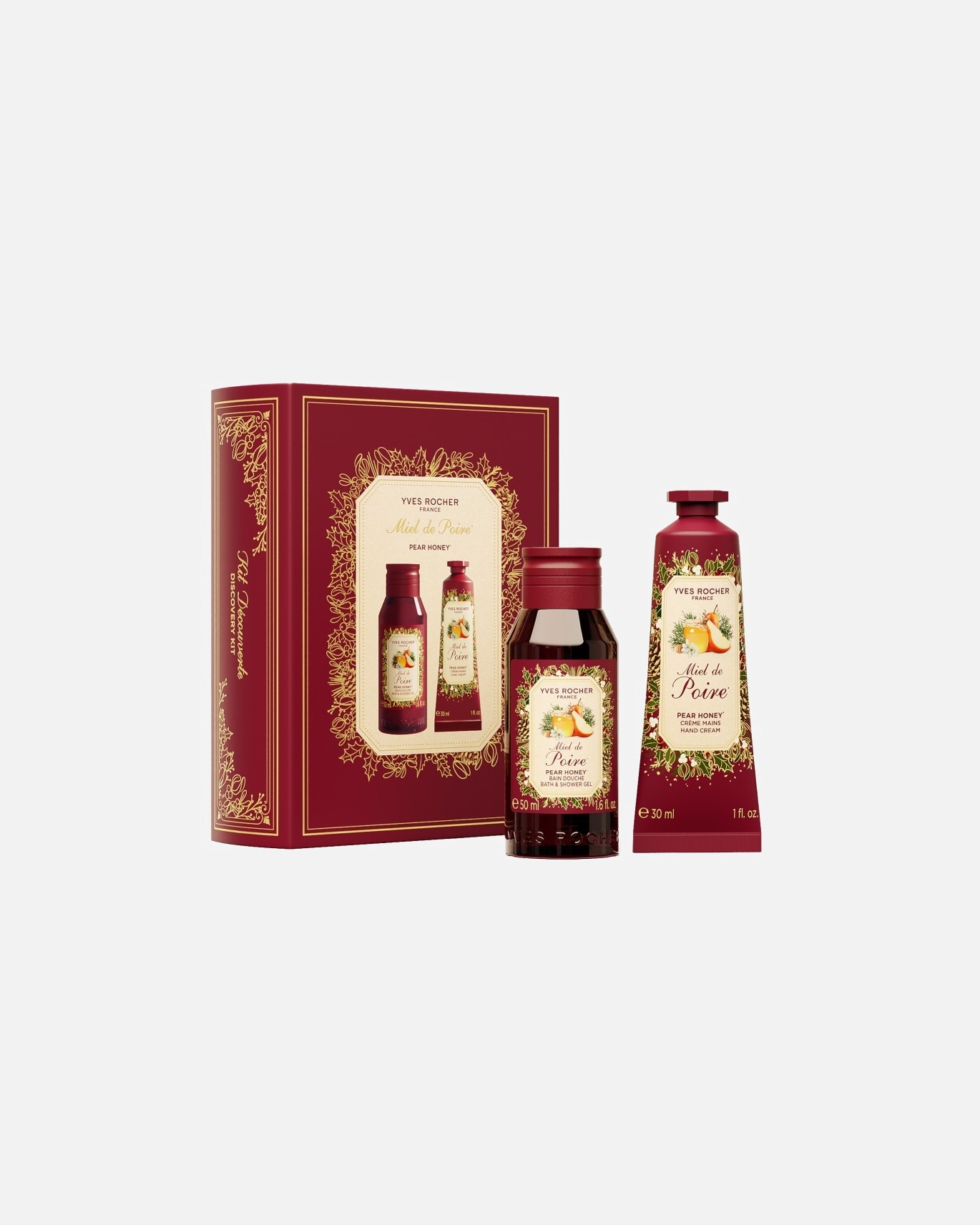 Körperpflegeset für Unisex Yves Rocher Duo Pflegeroutine Birnenhonig-Duft 1 Stück