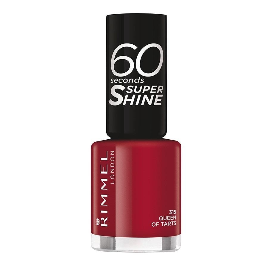 Rimmel London 60 Sekund szybkoschnący lakier do paznokci nr 130 Caramel Candy, 8ml Nagellack 8 ml Dunkelrot Damen