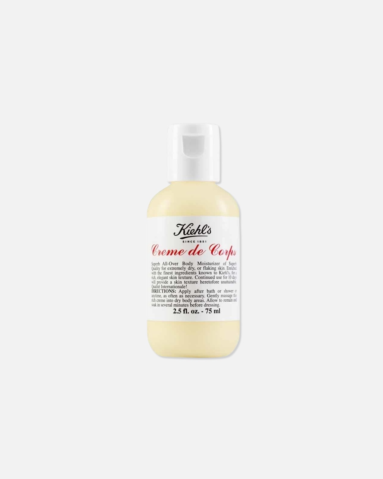 Bodylotion für Unisex Kiehl’s Creme de Corps 75 ml