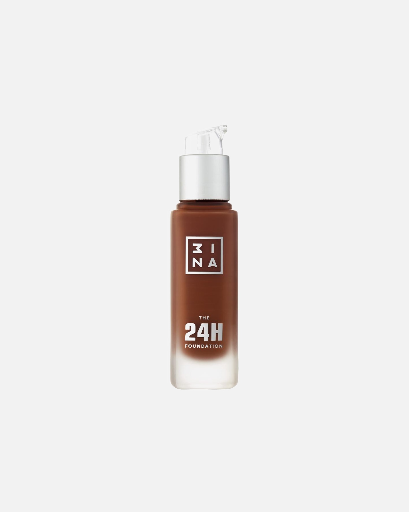 Foundation für Unisex 3INA The 24H Nr. 678 - Utra dark brown