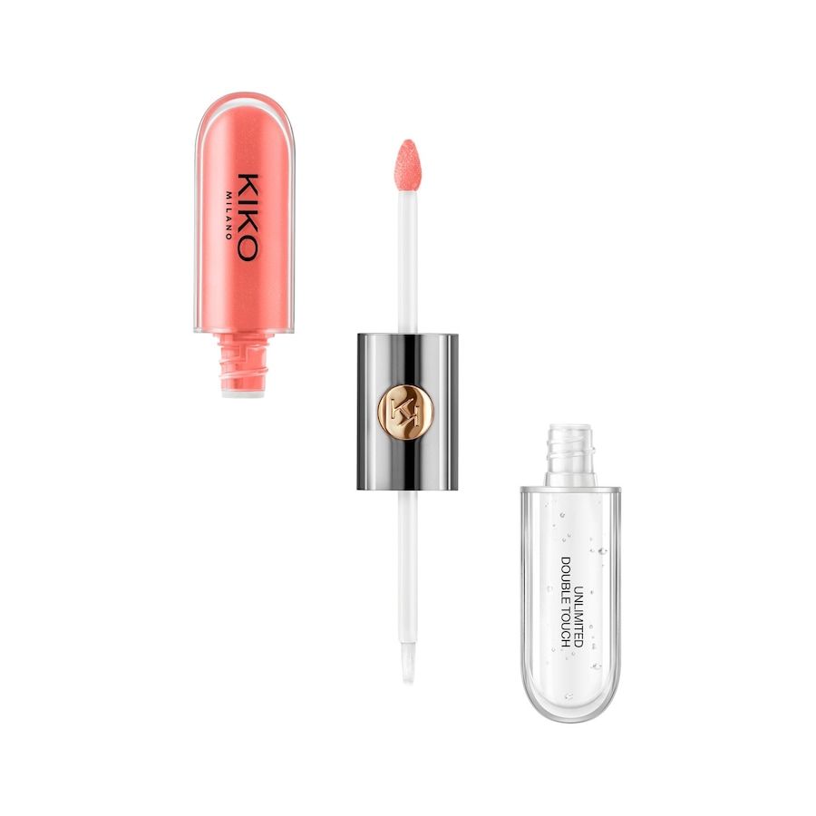 KIKO Milano Unlimited Double Touch Lipgloss 113 - SATIN CORAL 6 ml Coral Damen