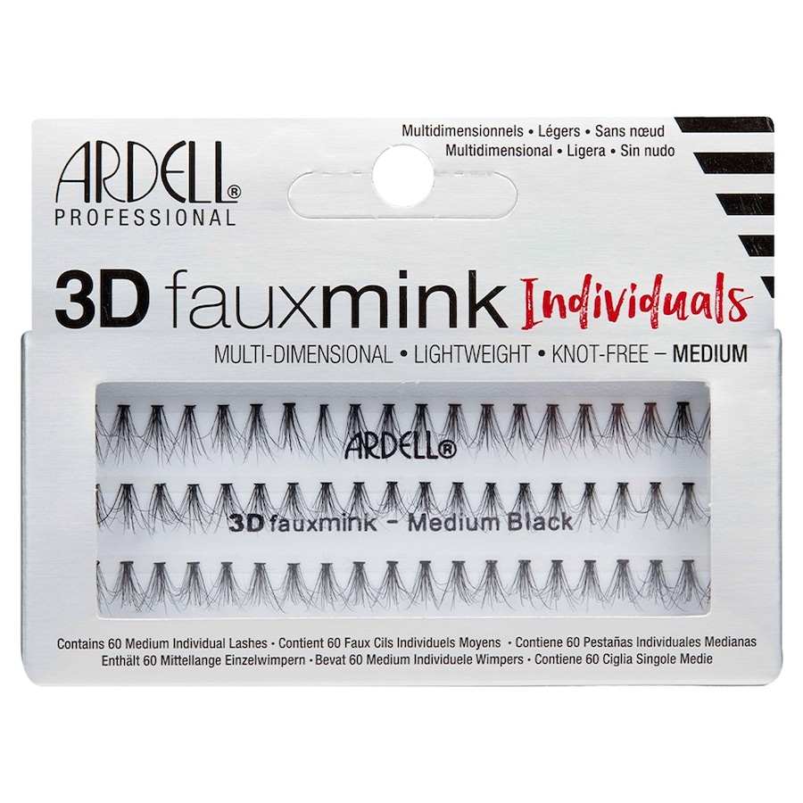 Ardell 3D Faux Mink Individuals Medium Künstliche Wimpern 3 g