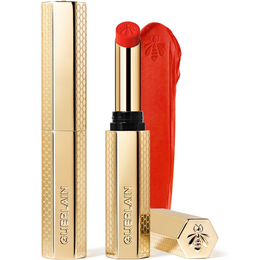 Guerlain KissKiss Kiss - Der kussfeste Lippenstift mit Honig Lippenbalsam 1.85 g Rot