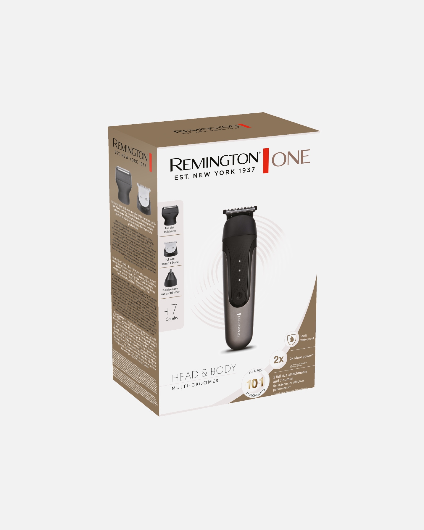 Elektrorasierer für Männlich Remington ONE Multigroomer Total Body PG760 1 Stück