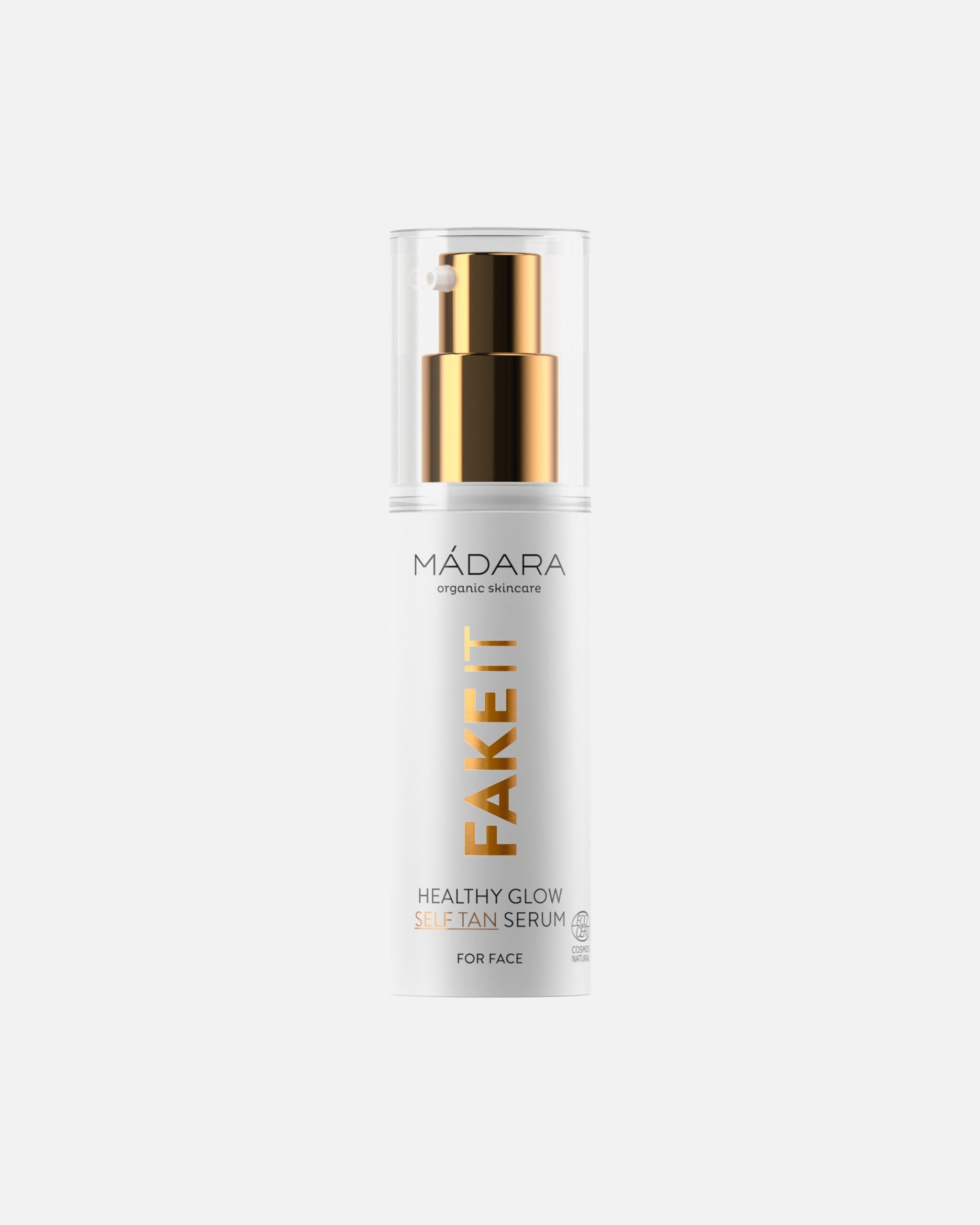 Selbstbräuner für Unisex MÁDARA FAKE IT Healthy Glow Selbstbräunungsserum für das Gesicht 30 ml