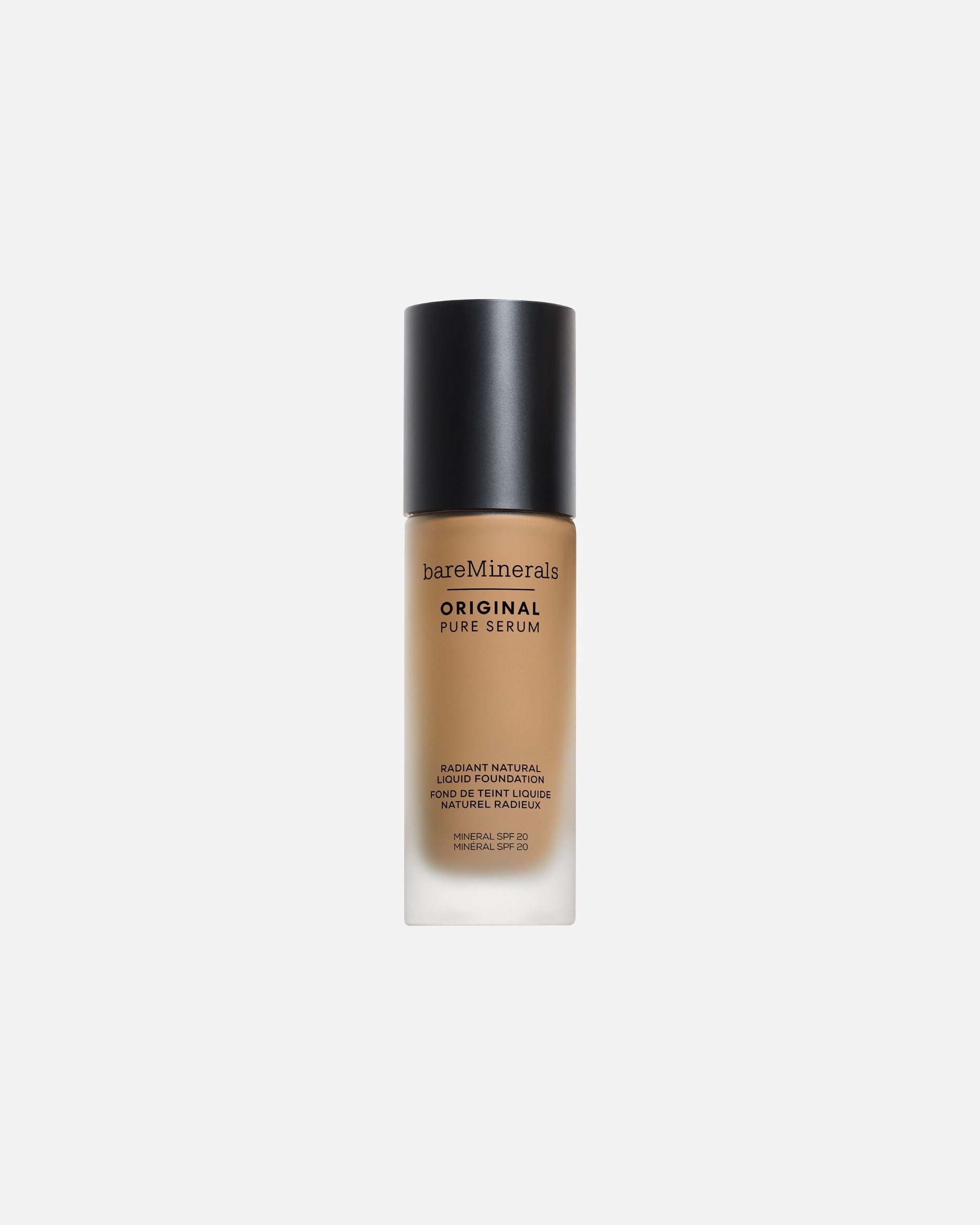Foundation für Unisex bareMinerals Original Pure Serum Radiant Natural Liquid Mineral Spf 20 MEDIUM WARM 3.5