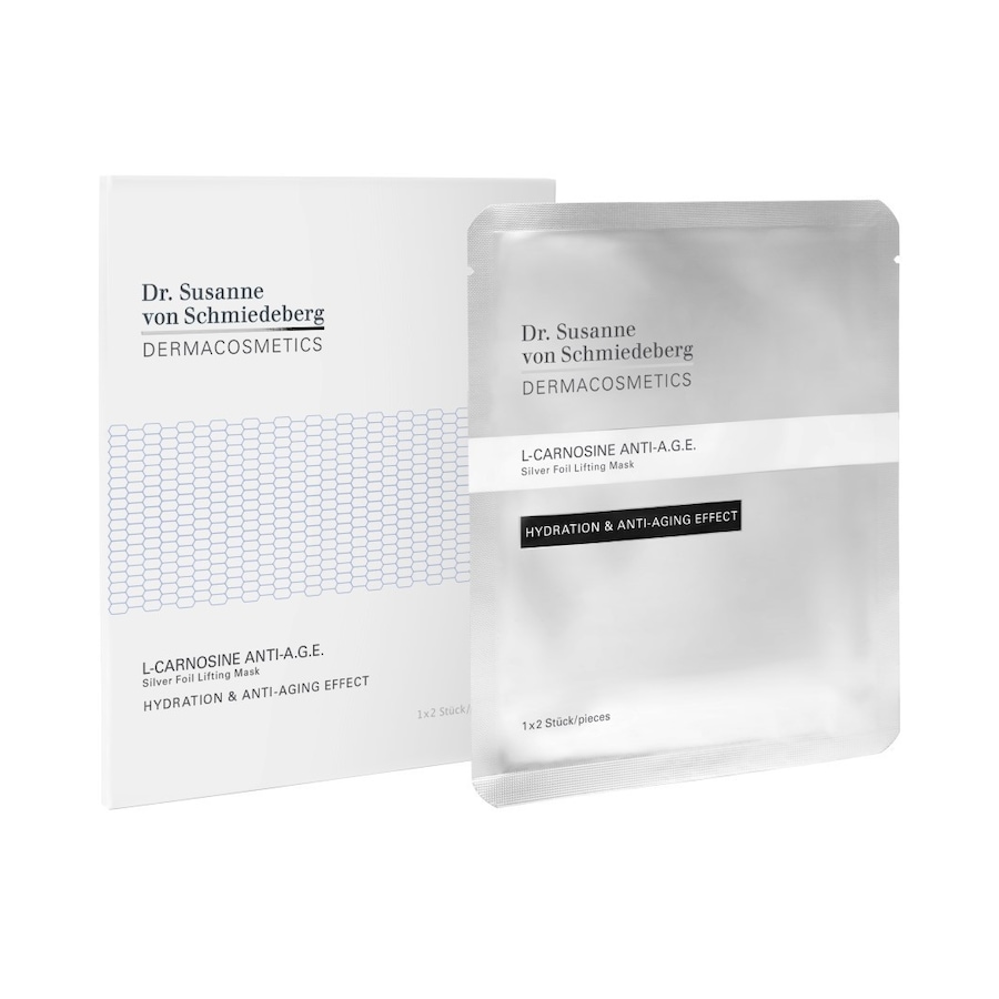 Dr. Susanne von Schmiedeberg L-Carnosine Anti-A.G.E. Silver Foil Lifting MaskGesicht | 1.0 pieces | 13,59 / 1.0 pieces