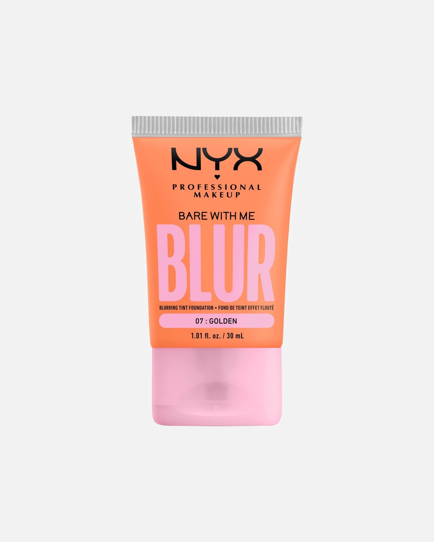 Foundation für Unisex NYX Professional Makeup Default Brand Line Bare With Me Blur Skin Tint 07 - Golden