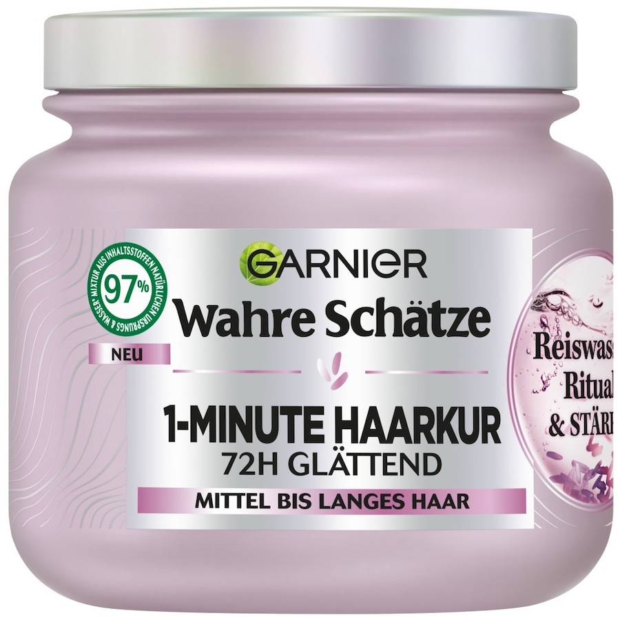 Garnier Wahre Schätze Reiswasser Ritual 1-Minute Haarkur 340 ml