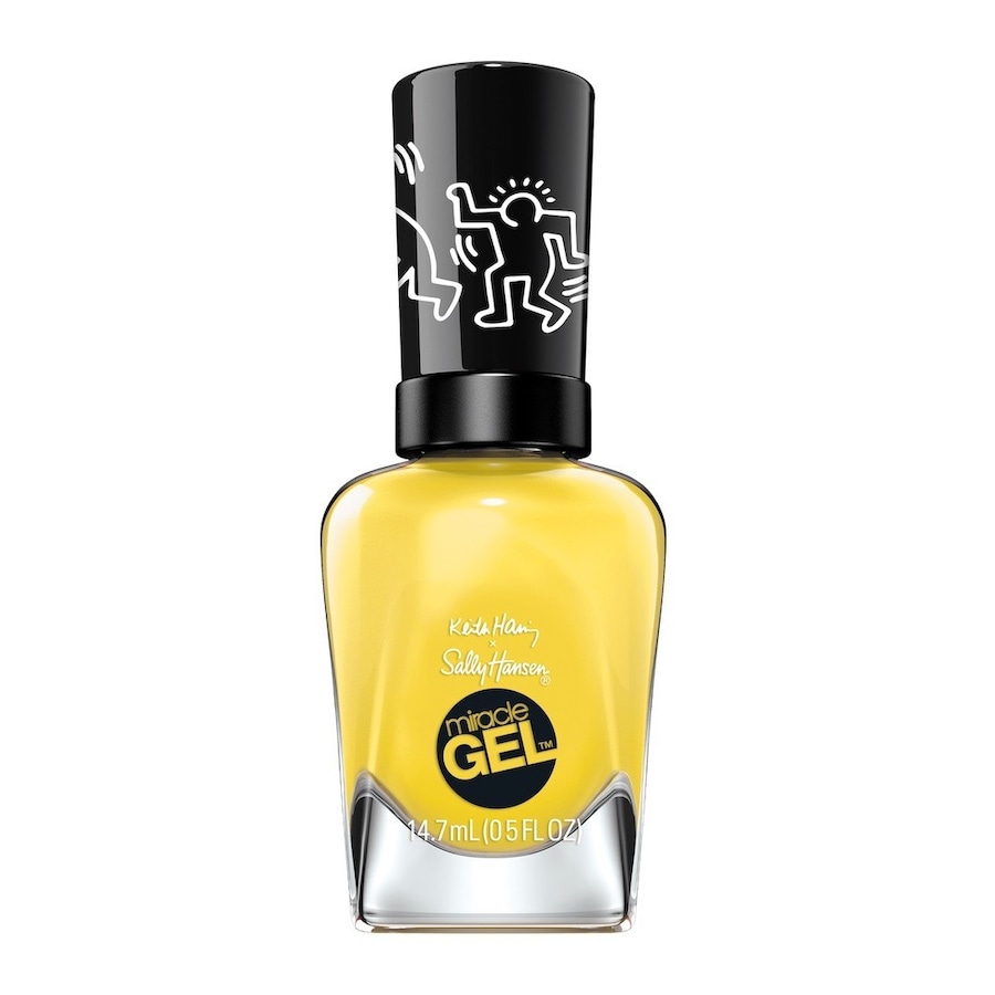 Sally Hansen Miracle Gel × Keith Haring Collection długotrwały, wegański, żelowy lakier do paznokci – Writing on the Walls, 14,7 ml Nagellack 14.7