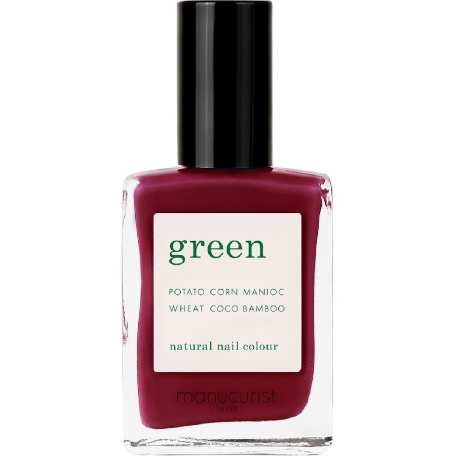 manucurist green Nagellack 0 15 ml Dunkelrot