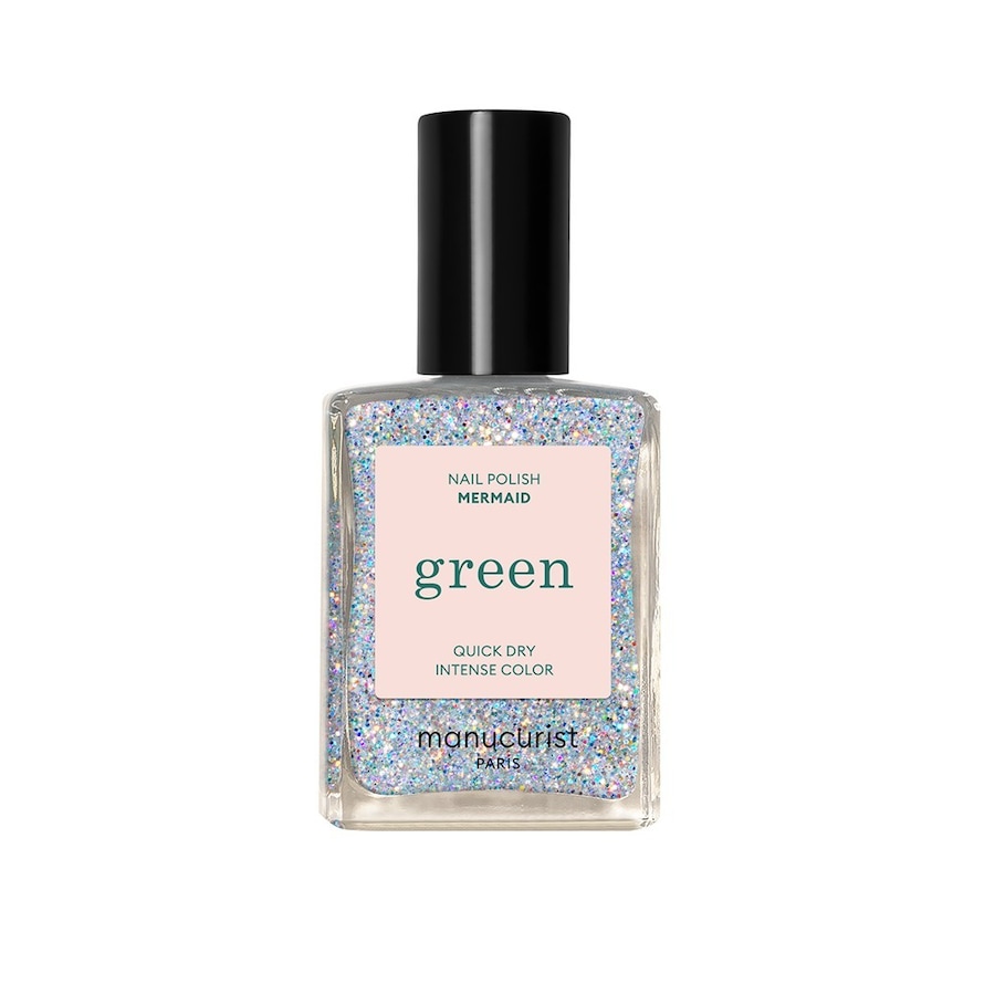 manucurist green Quick Dry Nagellack Mermaid 15 ml Silber