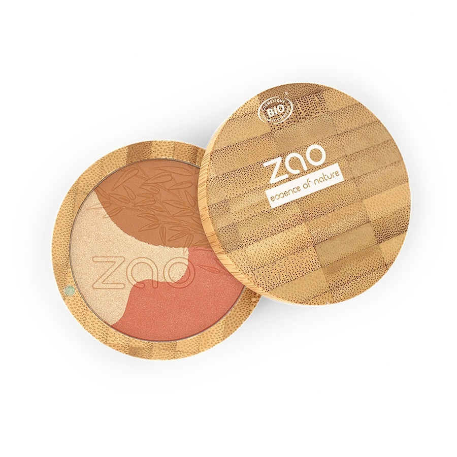 ZAO Recharge Poudre teint Sublime Mosaic Bronzer 351 - GOLD MEDIUM 8 g Hellbraun