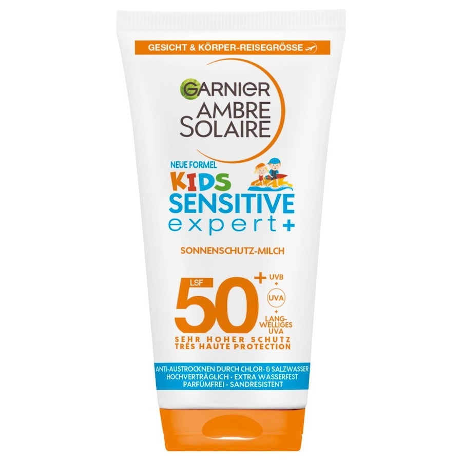 Garnier Ambre Solaire Kids Sensitive expert+ Sonnenschutzmilch LSF 50+ Sonnencreme 50 ml