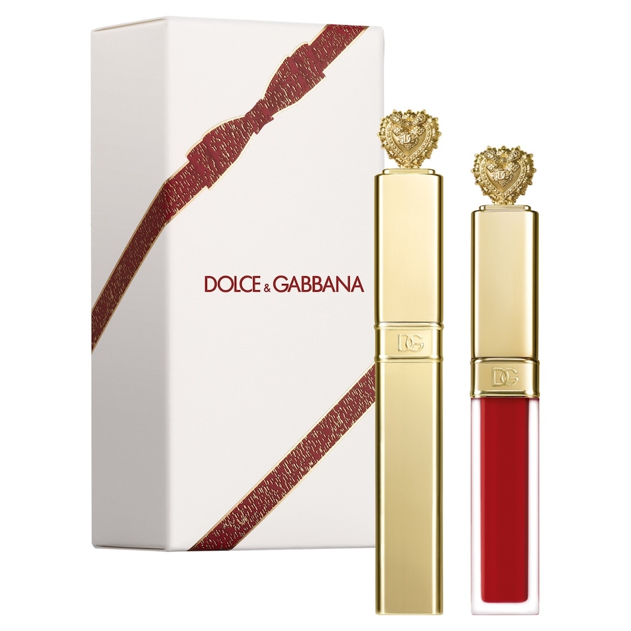 Dolce&Gabbana Devotion Flawless Duo Geschenkset Augen Make-up Set Dunkelrot Damen