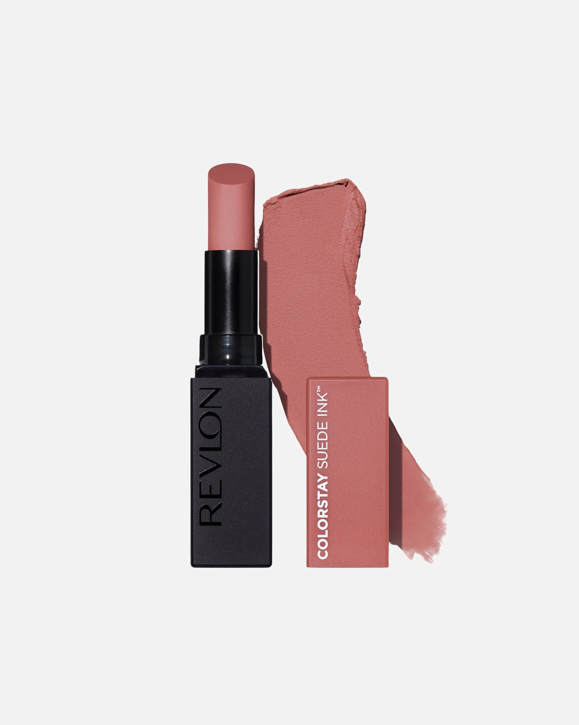 Lippenstift für Unisex Revlon ColorStay™ Revlon ColorStay Suede Ink Lippenstift, deckend, langanhaltend, nicht übertragend, mit Vitamin E, wasserfest, 008 That Girl, 2.55g 2.55 g