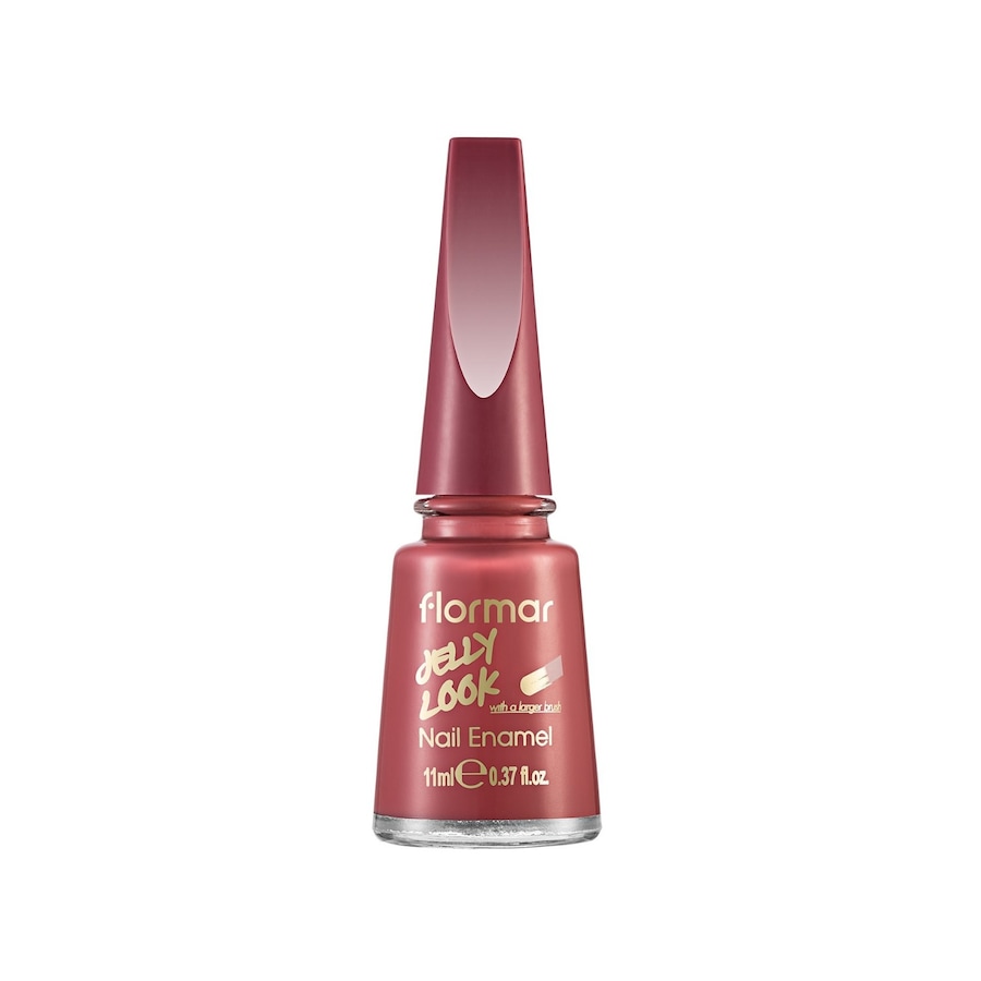 Flormar Jelly Look Nail Enamel Nagellack Nr. 6 - Amaranth 11 ml Dunkelrot