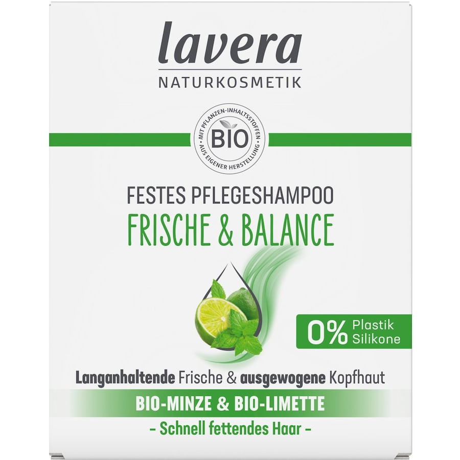 lavera Festes Pflegeshampoo Frische & Balance Shampoo 50 g