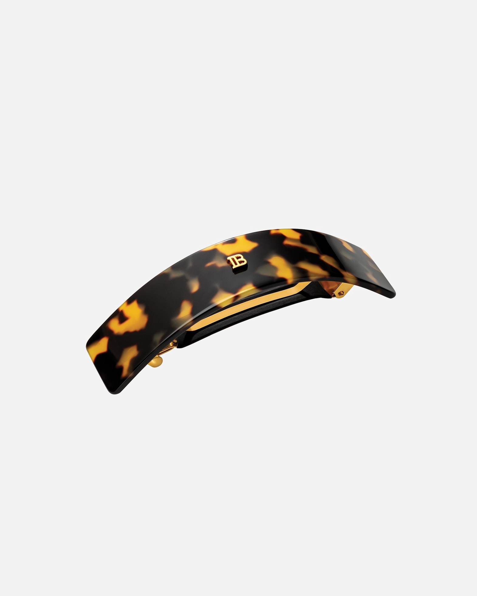 Haarspange für Unisex Balmain Hair Cellulose Acetate Barrette Cheveux Large Tortoise 1 Stück