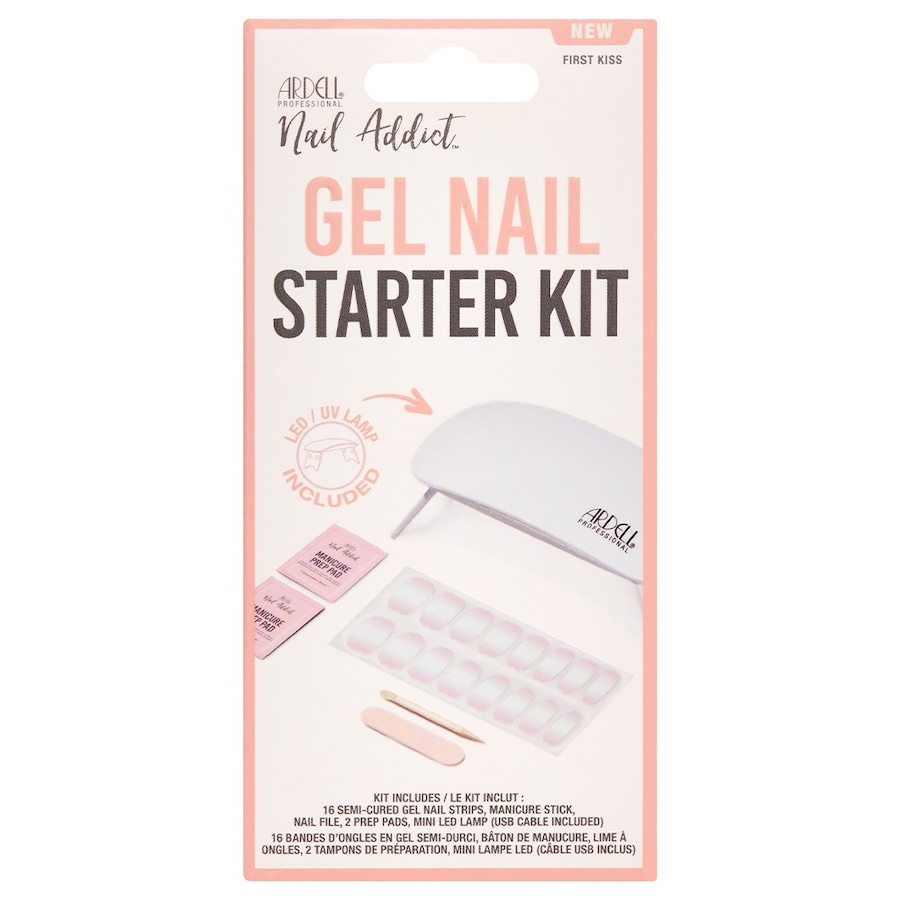 Ardell Gel Nail Strips Starter Kit First Kiss Kunstnägel