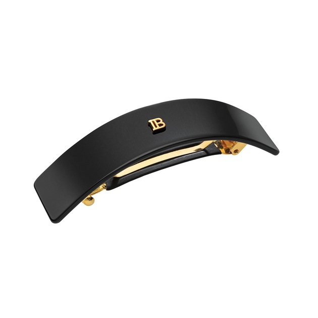 Balmain Hair HC Cellulose Acetate Barrette pour Cheveux Large Black