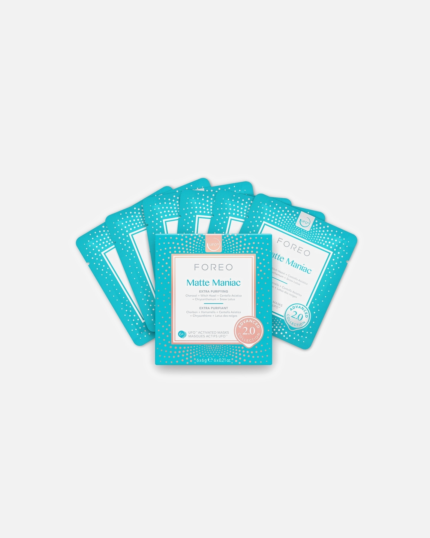 Feuchtigkeitsmaske für Unisex FOREO UFO™ Mask Matte Maniac 2.0 6 g