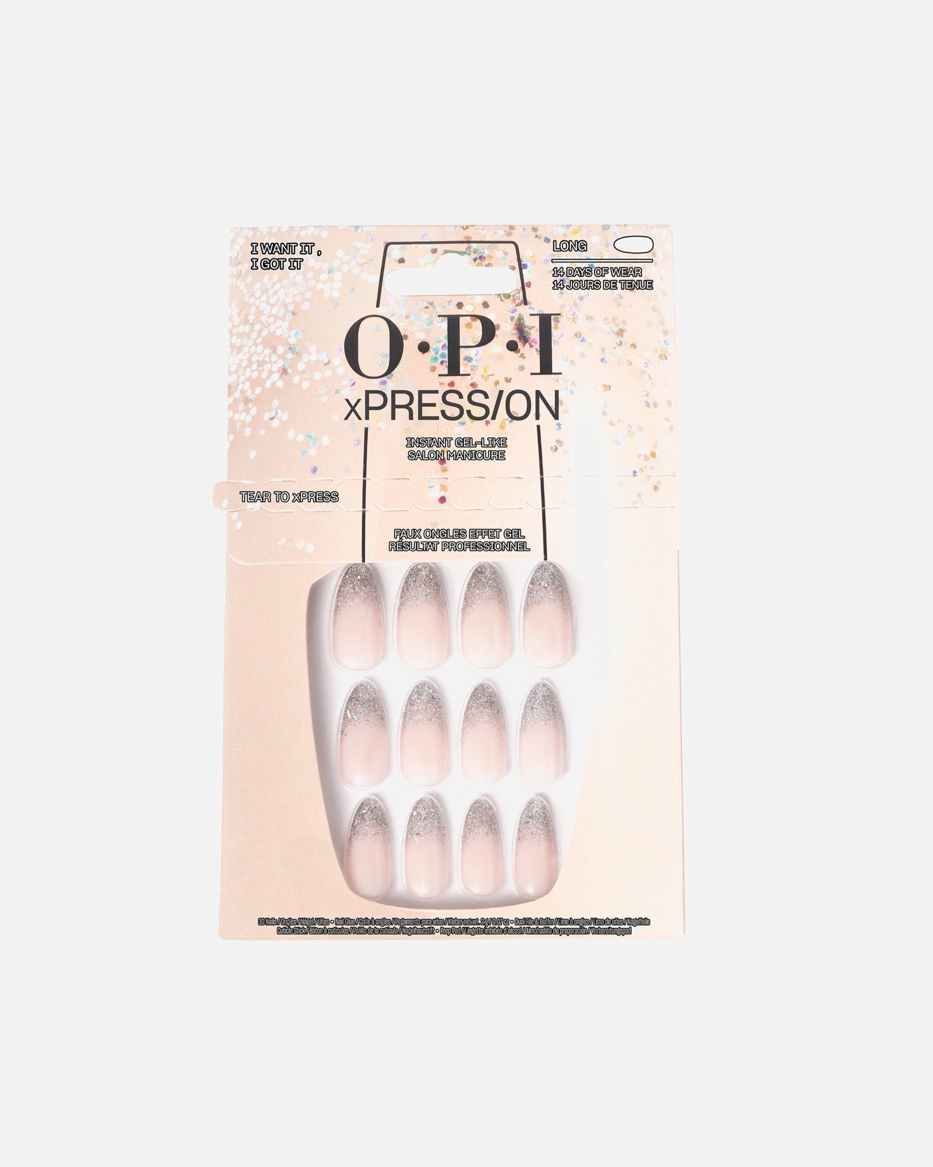 Kunstnägel für Unisex OPI xPRESS/ON Press-On Nägel I Want It, I Got It