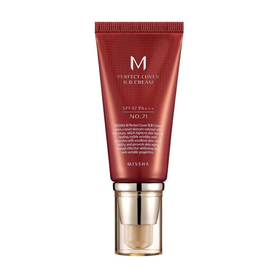 Missha M Perfect Cover LSF42/PA+++ BB Cream Nr. 21 - Light Beige 50 ml Nude