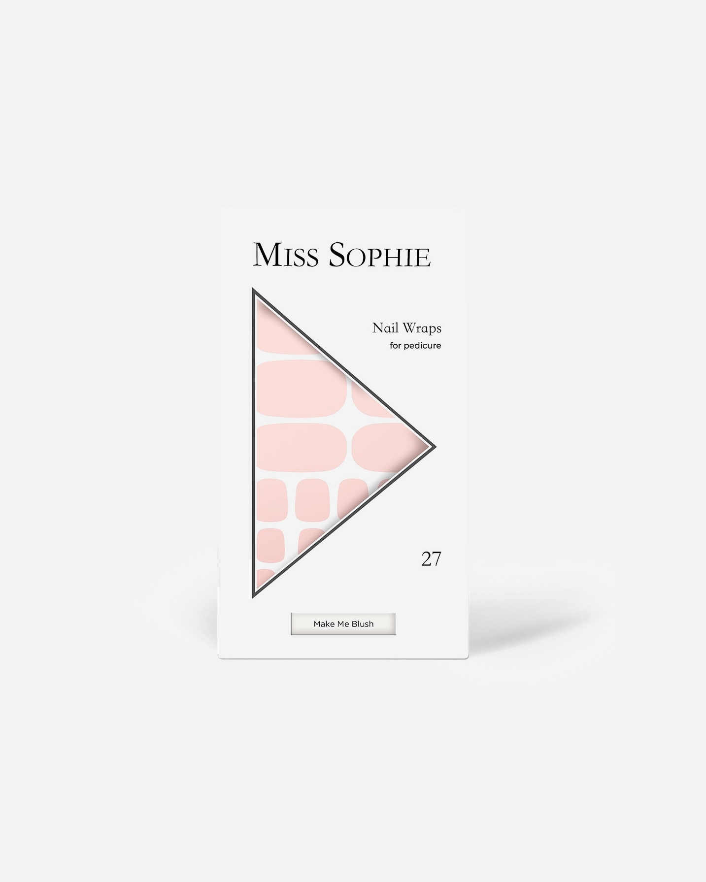 Nagelsticker für Unisex Miss Sophie Nail Wraps for pedicure Make Me Blush