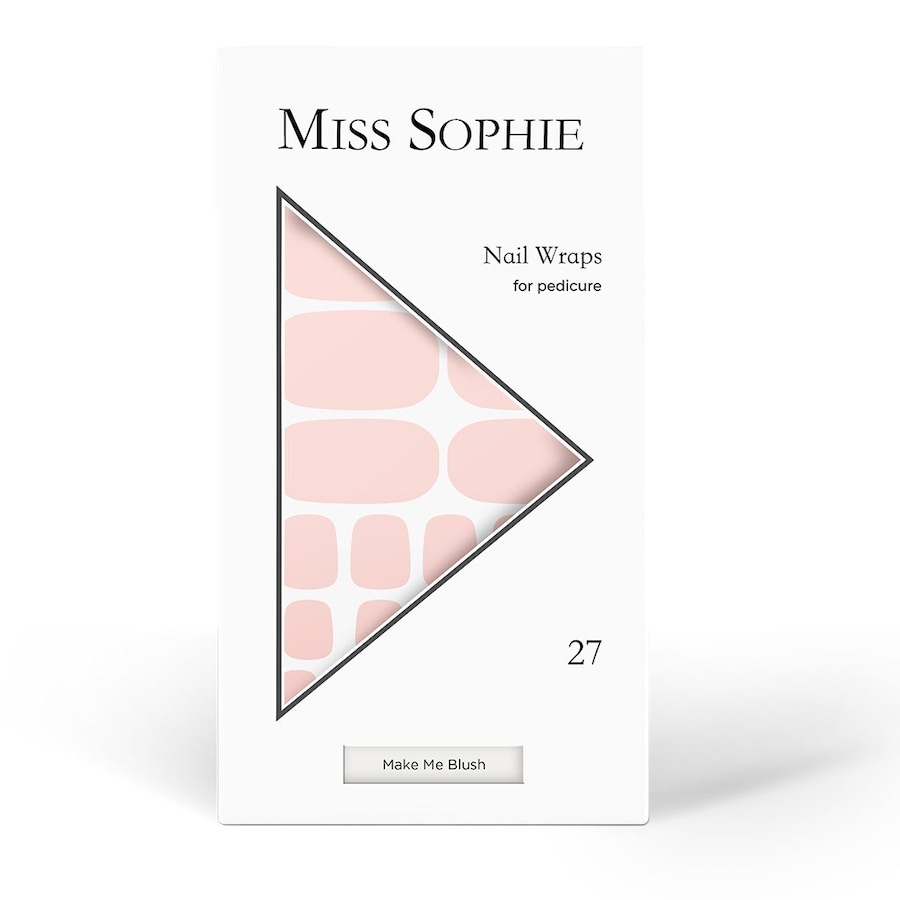 Miss Sophie Nail Wraps for pedicure Nagelsticker Make Me Blush