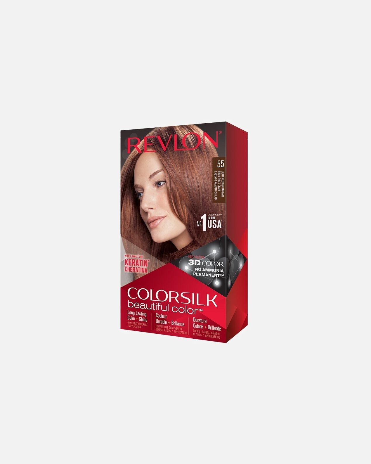Haarfarbe für Unisex Revlon ColorSilk Beautiful Color 1 Stück