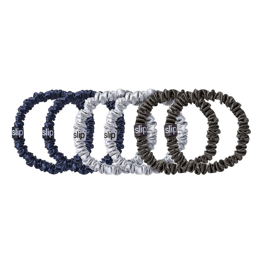 Slip Dünne s Aus Reiner Seide Haargummi Nachtblau Schwarz