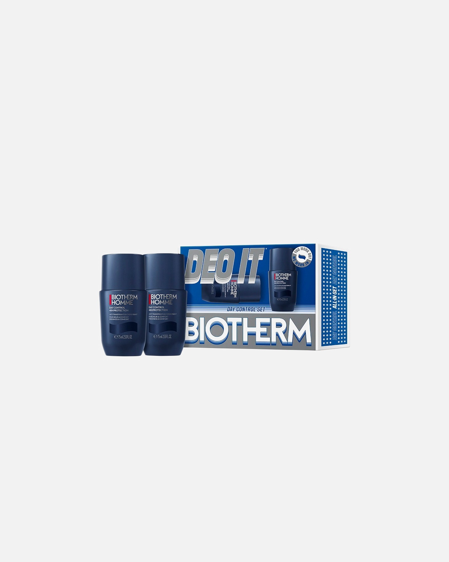 Körperpflegeset für Männlich Biotherm Homme Day Control Duo 150 ml