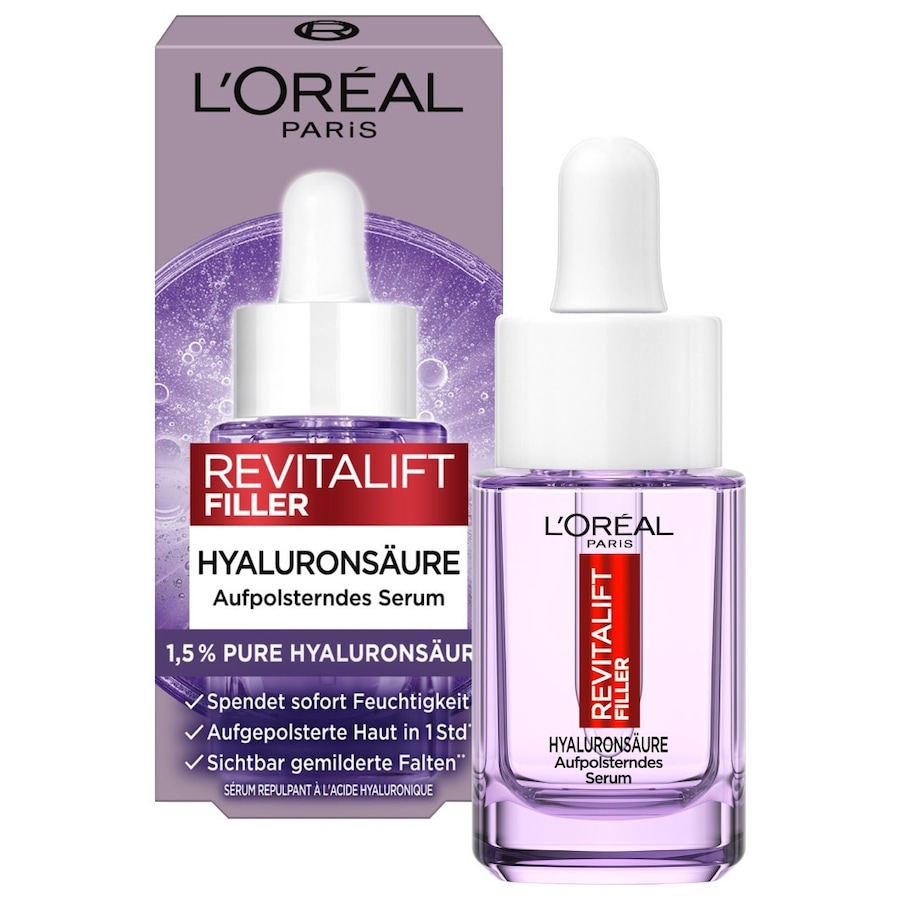 L’Oréal Paris Revitalift Filler Anti-Falten Serum Feuchtigkeitsserum 15 ml Damen